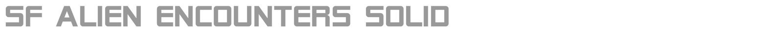 SF Alien Encounters font preview